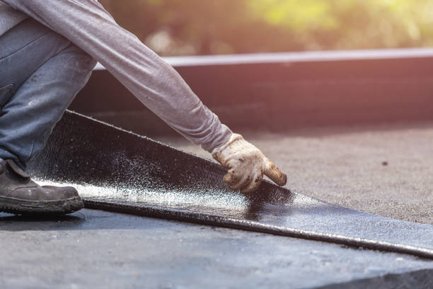 Professional Waterproofing technician working in Bellville, OH